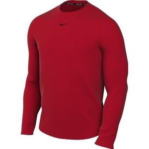 Nike FB7919-657 M NP DF Tight Top LS shirt met lange mouwen heren universiteit rood/zwart maat M