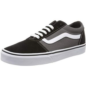 Vans Ward Sneaker voor heren, Veelkleurig Suede Canvas Zwart Pewter Ug7, 40.5 EU