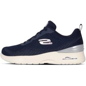 Skechers Dames Skech-AIR Dynamight Splendid Path, Navy Mesh/Lavender Trim, 6 UK, Navy Mesh Lavendel Trim, 6