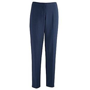Alexandra STC-NF75NA-06A Slim Leg Beauty Dames Broek, Plain, 100% Polyester, Extra Lang, Maat 6, Navy