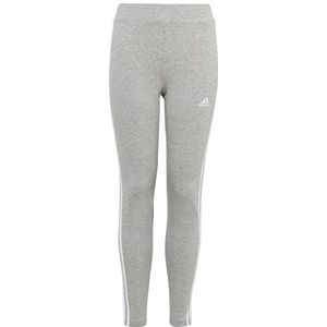 adidas Leggings voor meisjes, medium grey heather/White, 9-10 Jaren