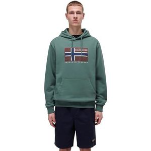 NAPAPIJRI Man Bemiles Hoodie GROENE BALSEM S