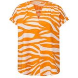 s.Oliver - Blouseshirt - Oranje - Viscose - Regular Fit
