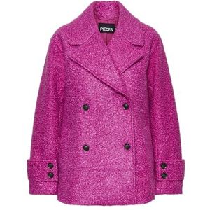 Pcnova Boucle Jacket, Festival Fuchsia/Detail: Boucle, XS
