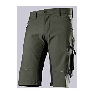 BP 1863 620 Superstretch broek 92% polyamide, 8% elastaan olijf/zwart, maat 64n