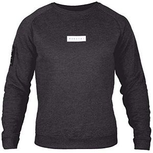 MOROTAI Heren NKMR S Bloc Logo Sweatshirt Donkergrijs XXL