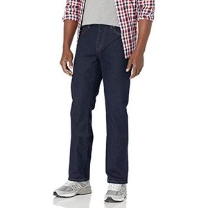 Amazon Essentials Men's Bootcut-jeans met slanke pasvorm, Gespoeld, 28W / 28L
