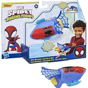 SPIDEY AND HIS AMAZING FRIENDS Marvel Spidey Web Slinger, Wrist-Mounted Toy, Fabric Web Extends and Retracts, Children Aged 3 and Up