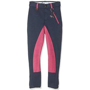 USG kinderrijbroek""Taylor"", volledig bekleed, denim/roze, 176