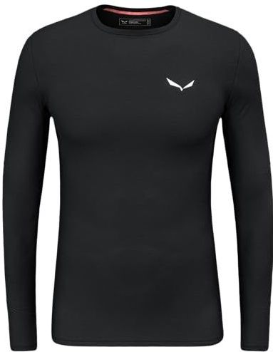 Salewa Cristallo Warm Alpine Merino Responsive Lange Mouwen Basislaag Zwart S Man