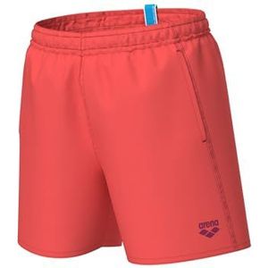 ARENA Boys' Beach Boxer Solid R Strandshorts voor kinderen en jongeren, Calypso Coral-dark Purple, 12-13 Jaar