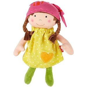 SIGIKID 39411 pop kleine softdolls meisjes babyspeelgoed aanbevolen vanaf 6 maanden geel