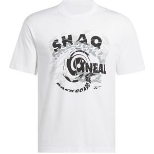 GS HS Shaq Spiral Tee, wit, M