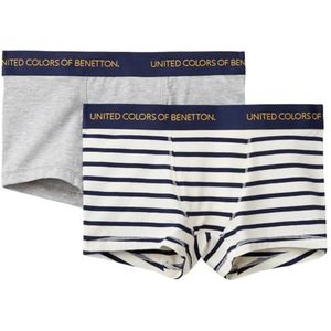 United Colors of Benetton Set van 2 boxershorts 3Q4C0X018, kort, meerkleurig, 120 kinderen, Veelkleurig., 120