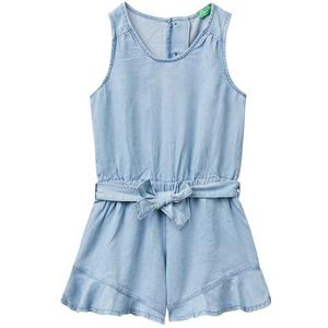 United Colors of Benetton Jumpsuit voor meisjes en meisjes, Blauw, 160 cm