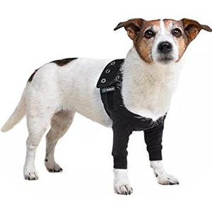 Suitical Recovery Double Sleeves - Small - Zwart - Ledematen voor hond