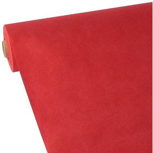 Papstar, tafelkleed, stofachtig, vlies ""soft seletion"" 40 m x 0,9 m rood op rol, 84952