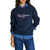 Pepe Jeans Pl581460 Sweatshirt Blauw Vrouw
