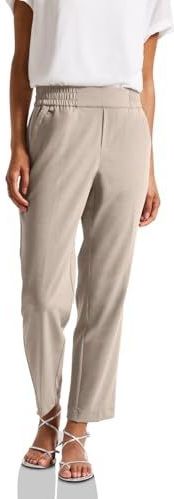 Street One - Bonny - Damesbroek - Beige - Loose Fit met Slim Legs