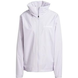 adidas Dames Terrex Multi Essentials 2 Layer Rain Jacket, silver dawn, S