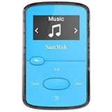 SanDisk Clip Jam MP3-Speler 8 GB (Persoonlijke Muziekspeler, Geïntegreerde MicroSD-Kaartsleuf, Scherm Van 1 Inch, Batterij Tot 18 Uur, 2 Jaar Garantie) Blauw