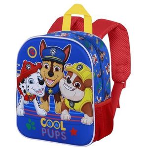 Karactermania Paw Patrol Cool-Elite 3D-rugzak, blauw, 25 x 30 cm, inhoud 7 l, Blauwe Paw Patrol, Eén maat, Elite 3D Rugzak Paw Patrol
