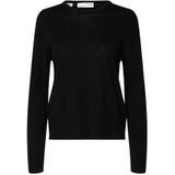 Selected - Thea - Gebreide Trui - Ronde Hals - Lange Mouwen - 100% Merinowol