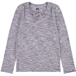 Levi's Meisjes Lvg Space Dye Ls Knit Top 4ej164 T-shirt, Paarse Roos, 10 jaar