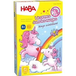 HABA 303648 - eenhoorn in de wolken - glitter bingo