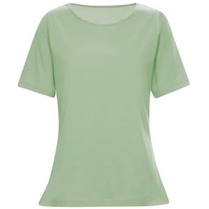 TRIGEMA Dames T-shirt met kristallen stenen - 537214, green tea, XL