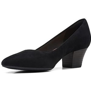 Clarks Teresa Step dames pomp. Pumps, fluweelachtig zwart , 41.5 EU