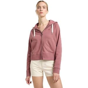 Sweatvest - HENNA - Hoodie - Effen - Capuchon met Trekkoord, Ritssluiting, Sweatstof