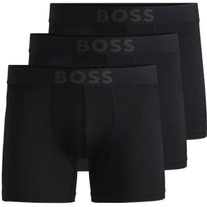 BOSS - Active Boxerslips - Zwart - Set van 3 stuks - Stretch Microvezel
