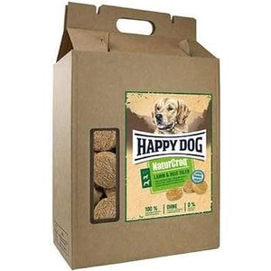 Happy Dog 60743 - NaturCroq Lamsrijsthamburger - volkoren snack voor middelgrote en grote honden- inhoud 5 kg