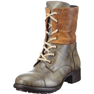 Piazza 961372 dames combat boots, Groen Groen Nootmuskaat, 42 EU