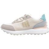Mtng - Zinc - Gymschoenen - Beige - 1 tot 3 cm Hakhoogte - Veters