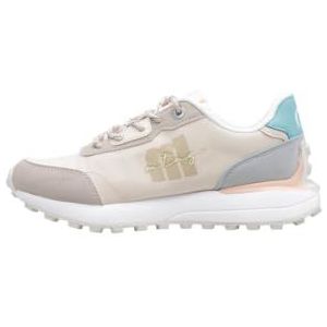 Mtng - Zinc - Gymschoenen - Beige - 1 tot 3 cm Hakhoogte - Veters