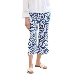 TOM TAILOR Culotte damesbroek, 35306 - White Cut Palmtree, 34W x 26L