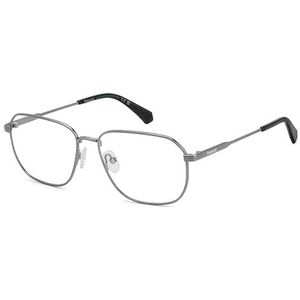 POLAROID Mens PLD D538 Prescription Eyewear Frames, Dark Ruthenium, 57, Dark Ruthenium, 57