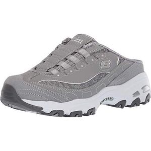 Skechers Dames D'Lites Veerkrachtige Fashion Sneaker, Grijs, 39.5 EU