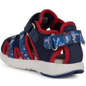 Geox Multy Boy B Sandaal, marineblauw/rood, 27 EU, rood (navy red), 27 EU