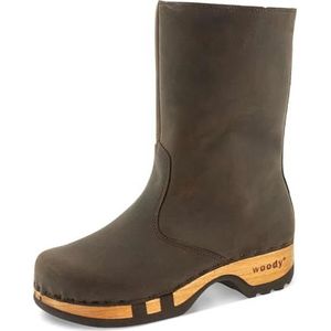Woody - Dames - Halflange Laarzen - Koffiebruin
