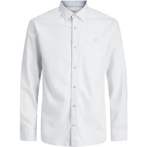 Jprblareims Detail L/S Shirt, wit, XS