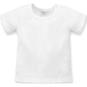 Pinokio Baby-jongens T-shirt ondershirt T-shirt, Witte Ribbed Lovely Dau, 116 cm