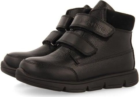 Gioseppo - Saunte - Enkellaarsjes - Zwart - Leer - Ademend en Flexibel