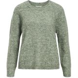 OBJECT - OBJABBY - Gebreide Trui - Groen Gemêleerd