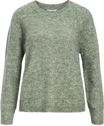 OBJECT - OBJABBY - Gebreide Trui - Groen Gemêleerd