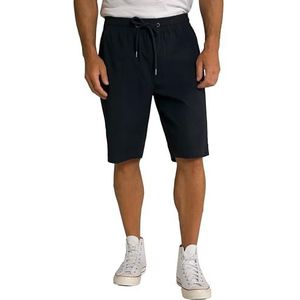 JP 1880 Heren grote maten grote maten Menswear L-8XL Bermuda, FLEXNAMIC®, elastische band, 4 zakken 801978, donkermarine, 4XL