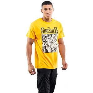 Marvel Punisher Dual T-shirt voor heren, Goud, XL