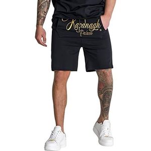 Gianni Kavanagh Zwarte Palace-shorts voor heren, maat XXL